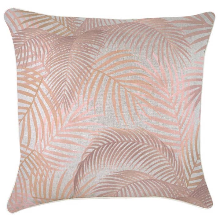 Cushion Cover-With Piping-Seminyak Blush-60cm x 60cm for wholesale by Escape To Paradise