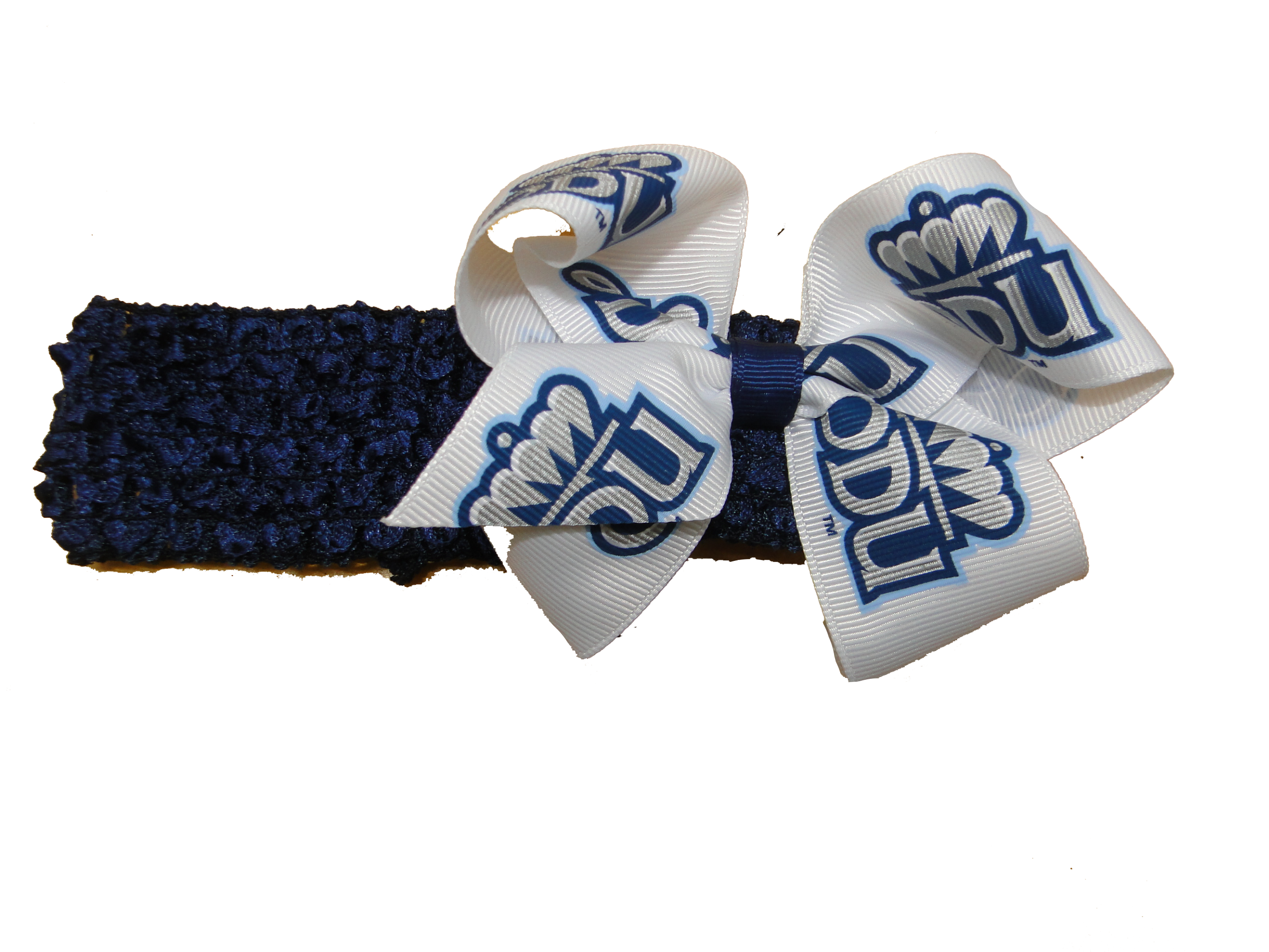 USA Licensed Bows and Accessories – wholesale Fashion headband – women's – Crochet Headband W/ Junior Bow #2614