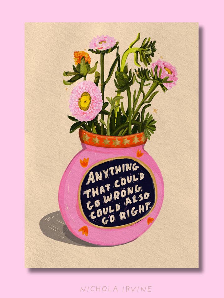 Ga Rechts Kunstdruk voor wholesale door Nichola Irvine