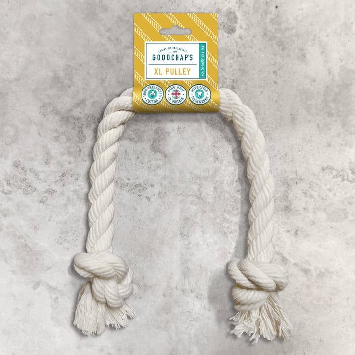 Goodchap's – Engroshandel Tovlegetøj - Hund – XL remskive | Naturligt bomulds hundereb legetøj1