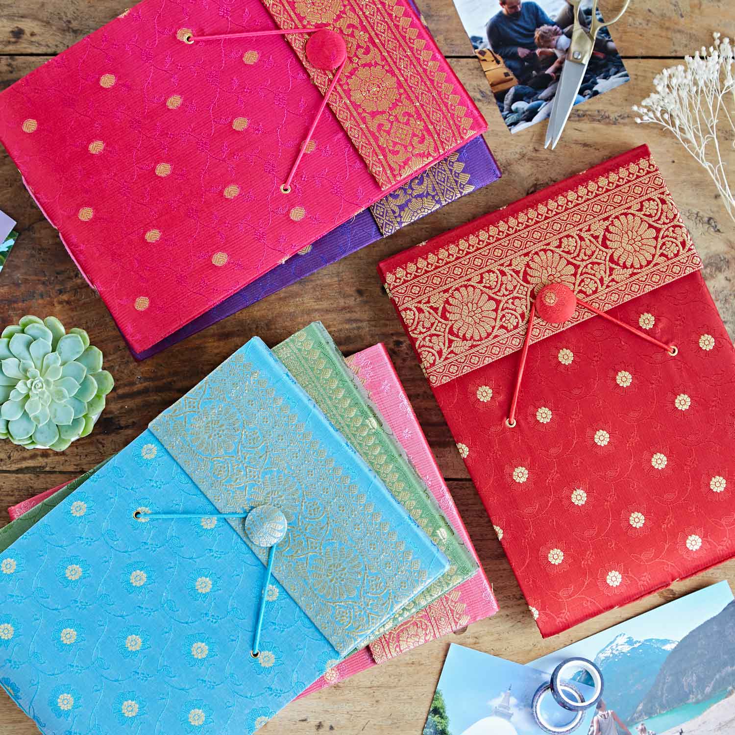 The Paper High Gift Company Limited – Großhandel Fotoalben – Fotoalben aus Saristoff – handgefertigt, fair gehandelt und umweltfreundlich9