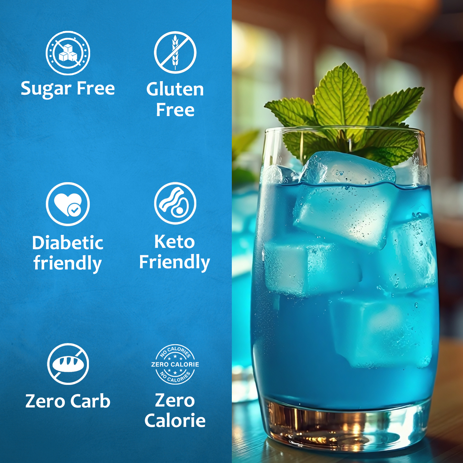 Syruvia - Vente Sirops aromatisés - Sirop de framboise bleue sans sucre3