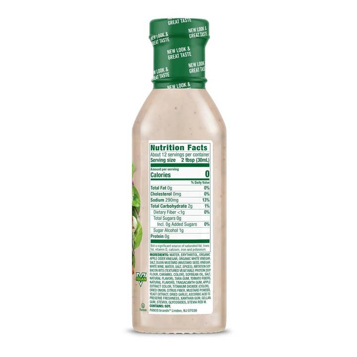 Walden Farms - Wholesale Salad Dressing - Creamy Bac'n Zero Calorie Dressing (12 oz)2