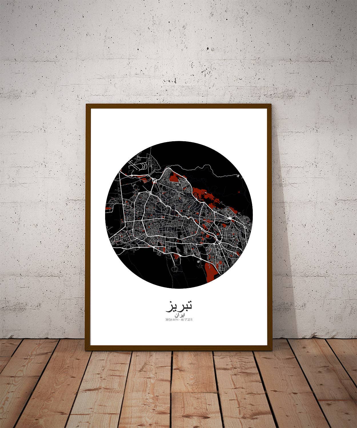 mapospheres - Wholesale Poster - Poster of Tabriz | Iran2