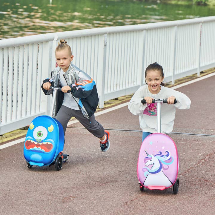 Gopowerbike - Wholesale Bike/Scooter - Kids - GoPowerBike GoVoyage 3-Wheel Kids Luggage Scooter
