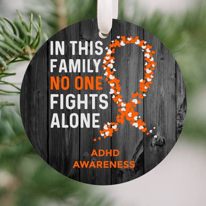 Adhd Awareness Christmas Ornament for wholesale by cuteful creationz