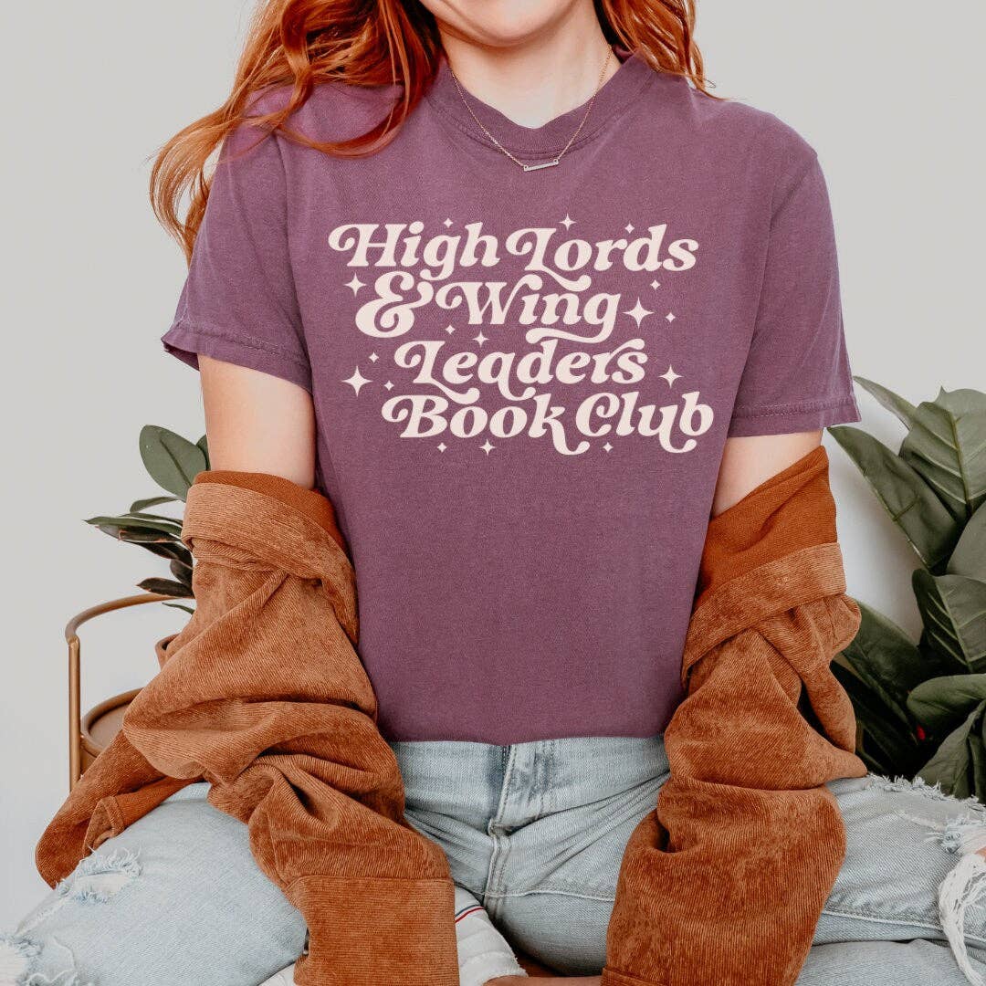 CrescentCatCo - Wholesale Screen Printed T-Shirt - Women's - High Lord and Wingleader Fantasy Book Club T-shirt6