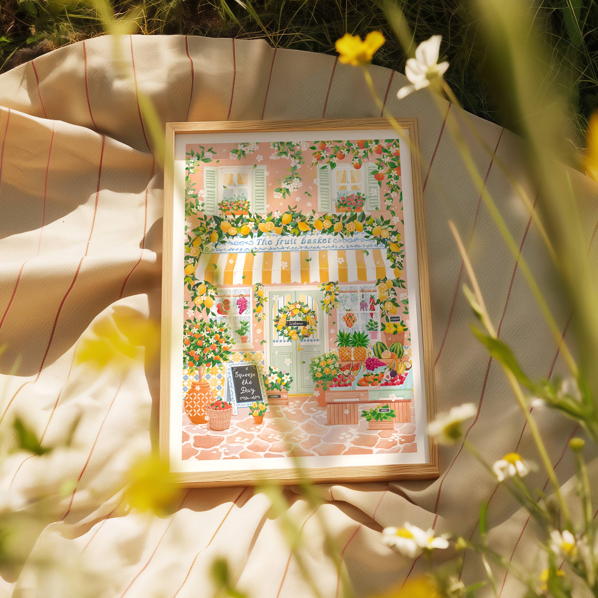 Simply, Katy – wholesale Art print – The Fruit Basket 5