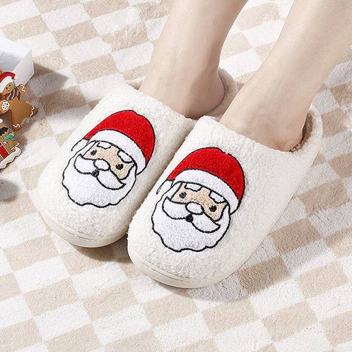NEW WARM WINTER SANTA CLAUS SLIPPERS_CWSHS0753 for wholesale by Lovenne