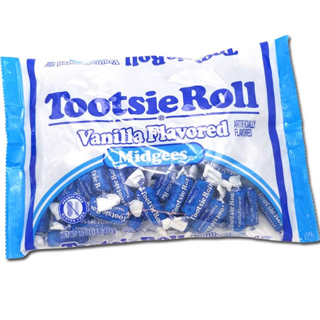 I Got Your Candy – Großhandel Bonbons – Tootsie Rolls Vanilla Midgees 16oz - 6 Stück0