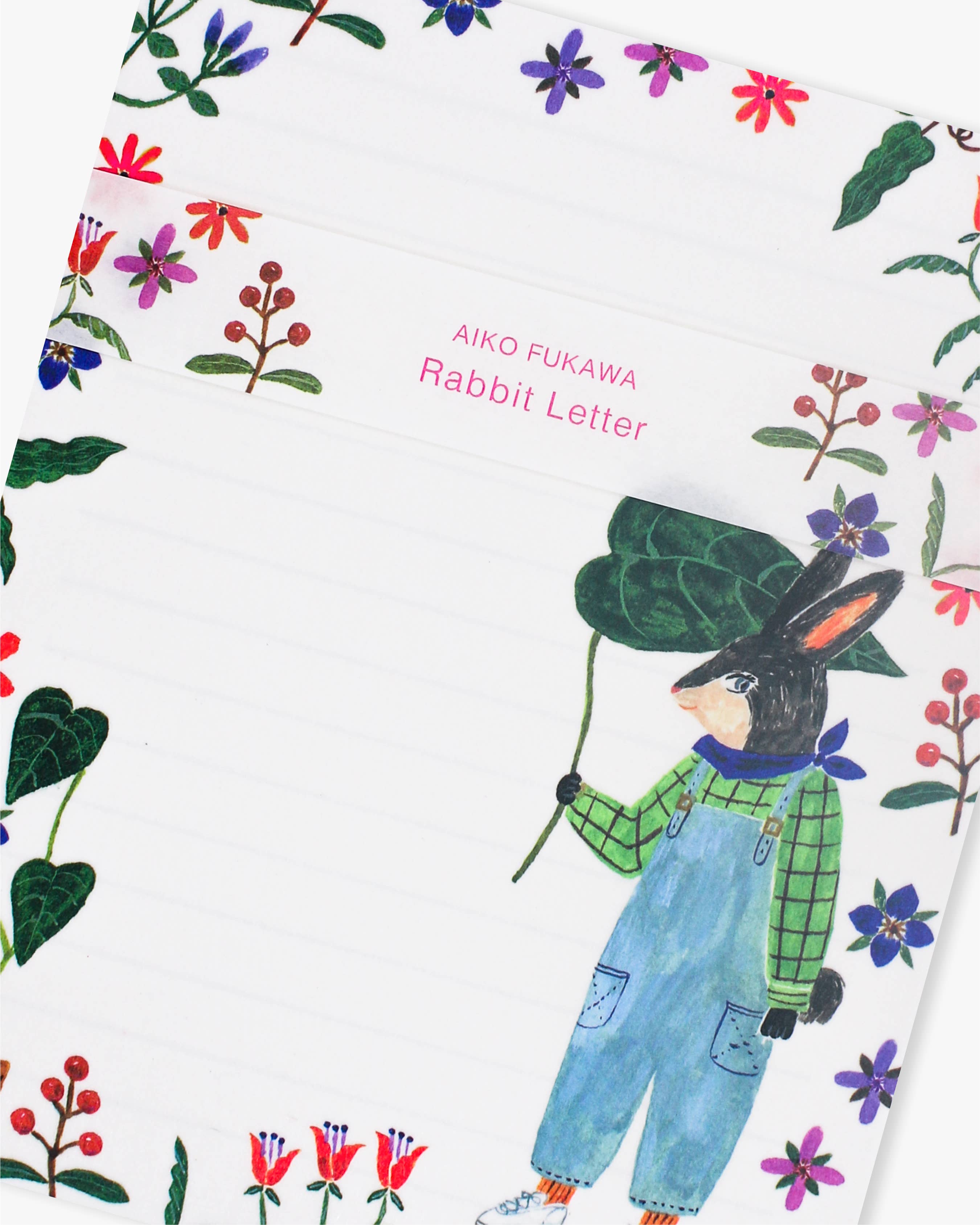 Her Winter Flowers - Wholesale Stationery/Notecard Set - Writing Set - Rabbit 2