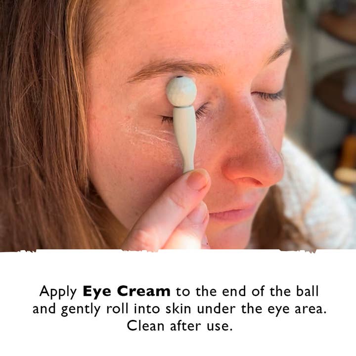 UpCircle USA - Wholesale Face/Beauty Roller - Plastic Free Massage Eye Roller - dark circles + puffy eyes