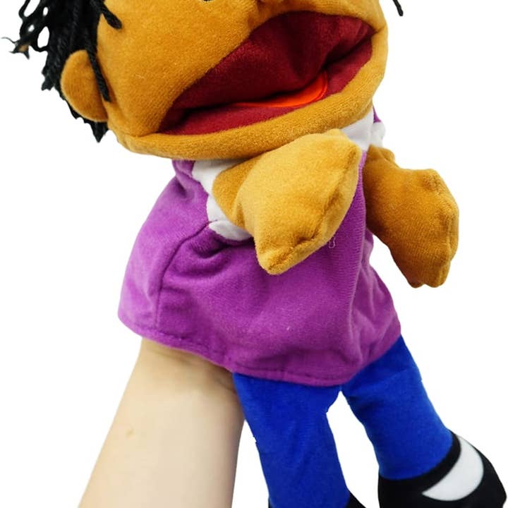 4E's Novelty - Wholesale Puppet - Kids & Baby - 8 Hand Puppets for Kids Toddlers, Bulk Multicultural Puppet1