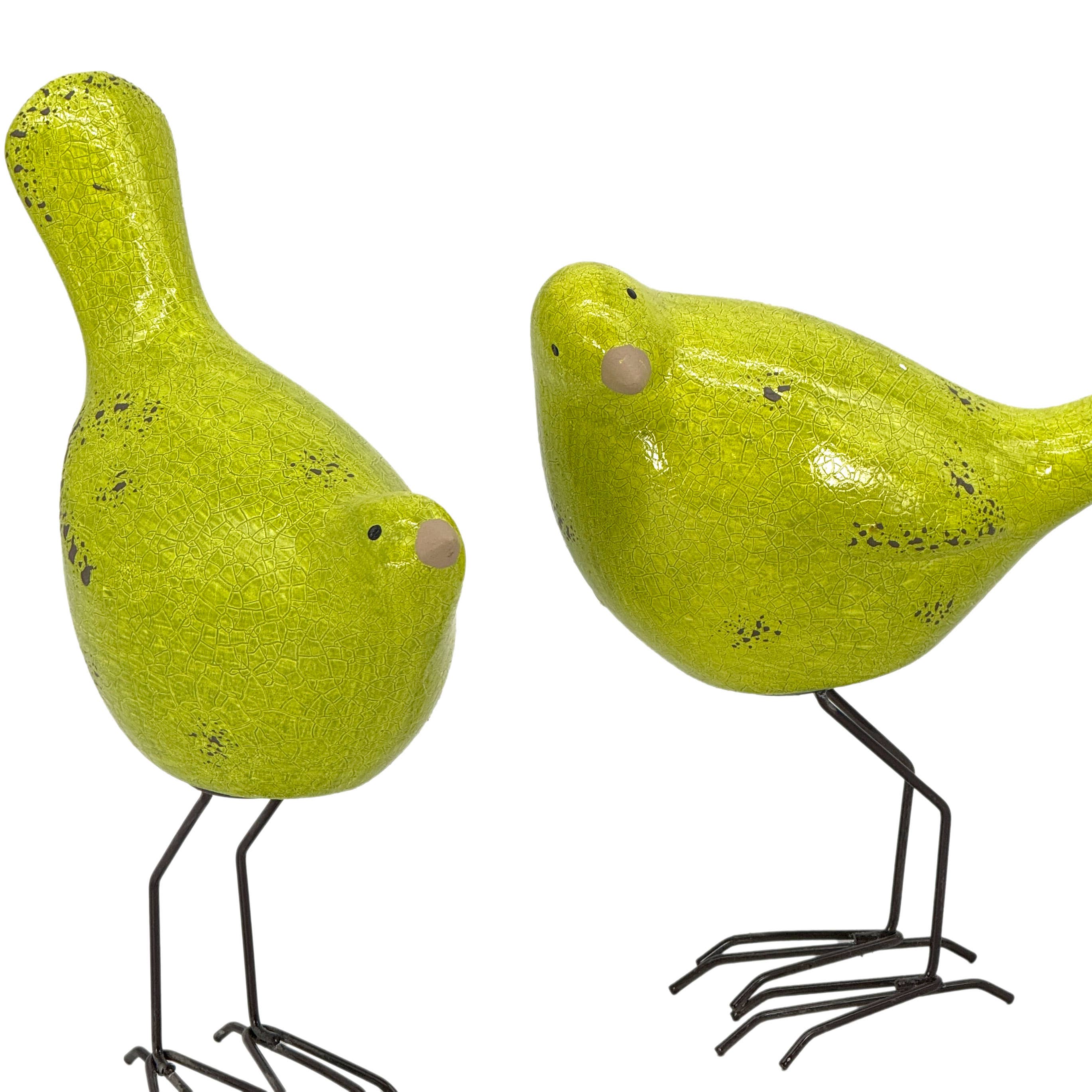 Galt International Company - Wholesale Decorative Figurine - Spring & Easter Little Bird Outdoor Statue  9.5" Tall (S/3)5