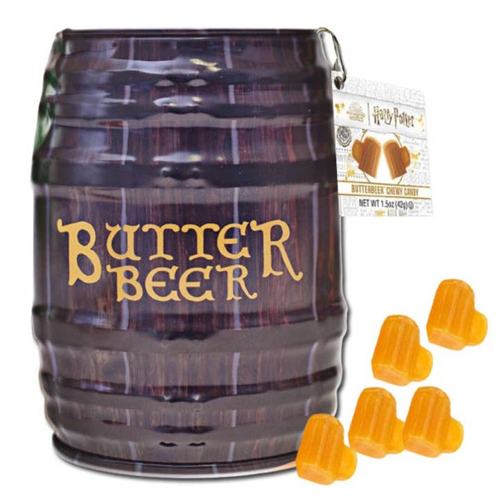 I Got Your Candy - Wholesale Hard Candy - Harry Potter Butter Beer Barrel Chewy Candy Tin 1.5oz - 24ct
