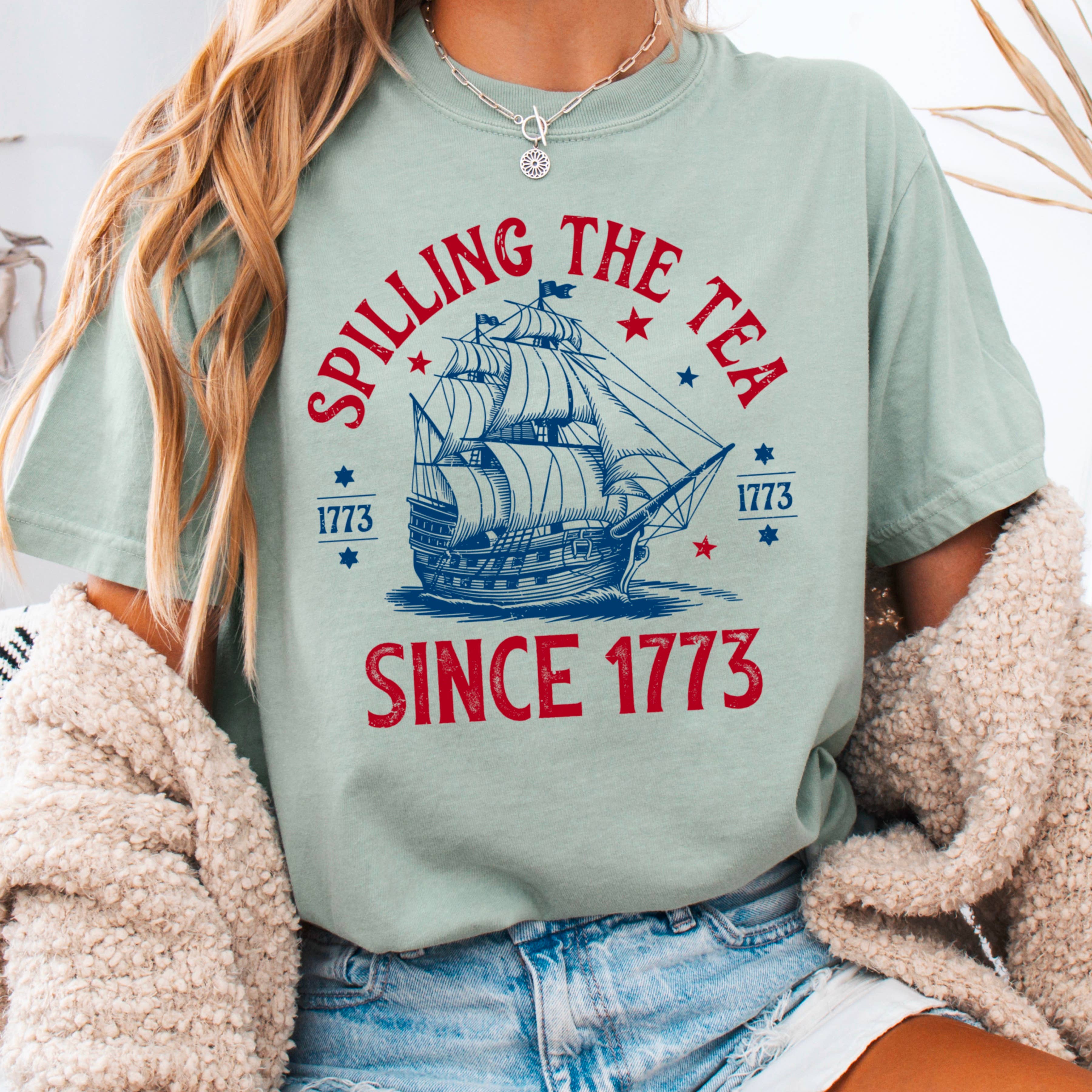 Shoppe SHC – wholesale T-shirt (graphic) – women's – July 4th Graphic Shirt | Patriotic Apparel | Comfort Colors18