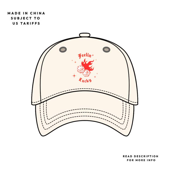 Party Mountain Paper co. - Wholesale Baseball Cap - Unisex - Feelin' Lucky Baseball Dad Hat | Last Chance