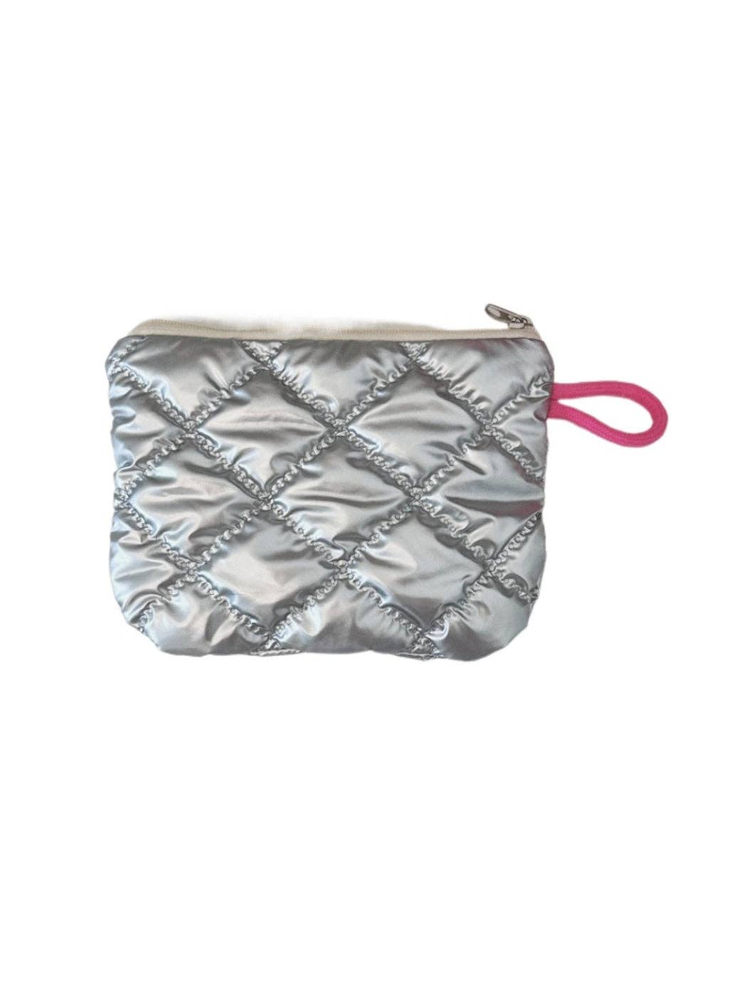 Funkyrel® Atzbranding Limited – wholesale Myntväska - Dam – Cosbai - Silver & Pink Myntbörs med Hjärtmönster2