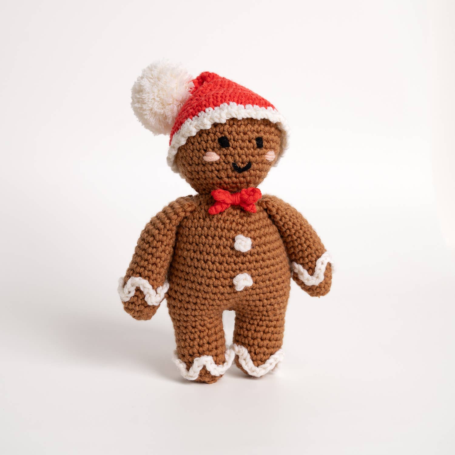 Wool Couture Company - Vendita all&#x27;ingrosso Kit per lavoretti fai da te - Kit Facile per Uncinetto di Omino di Pan di Zenzero3