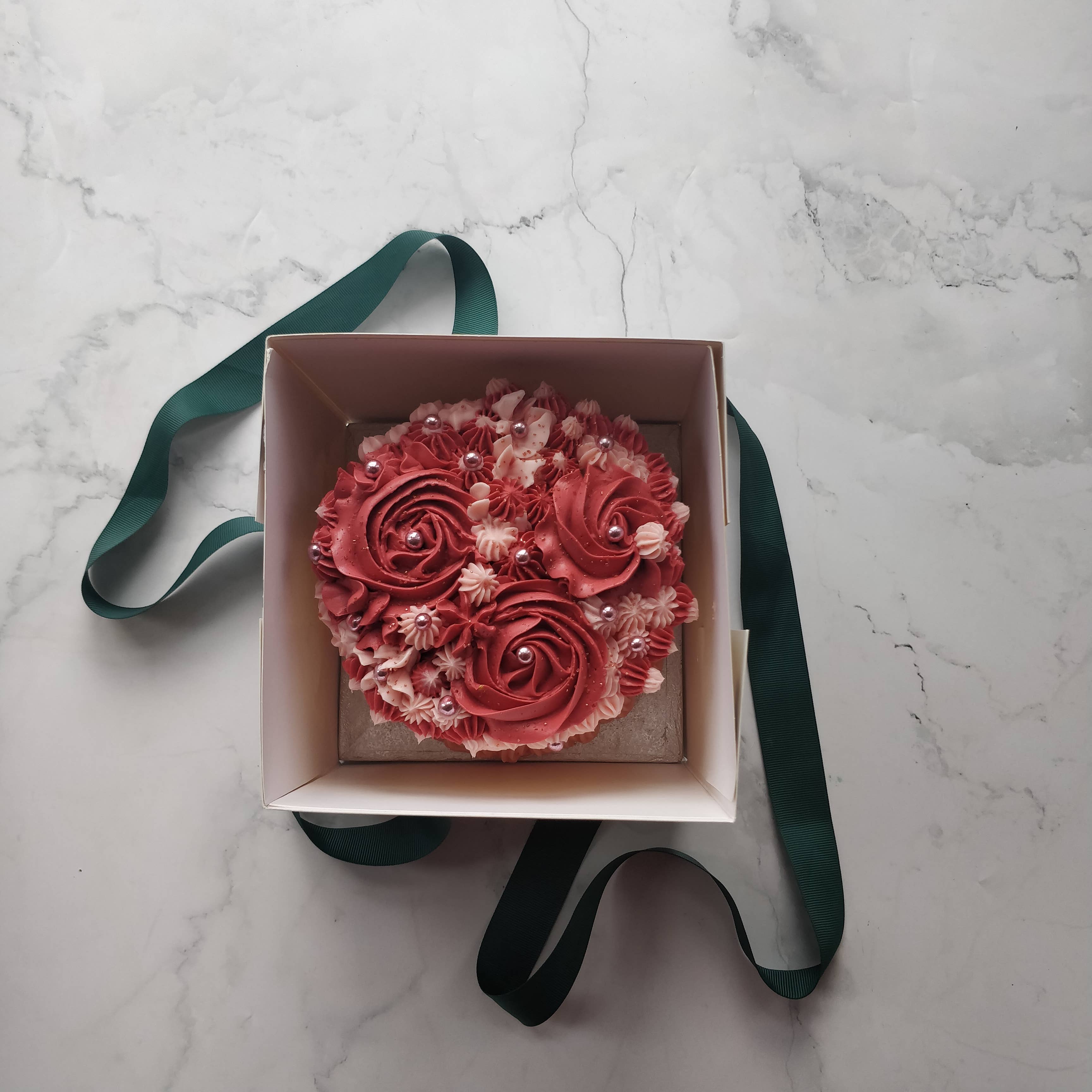 Cake & handle – wholesale Gift box – "Flora" Cake Box1