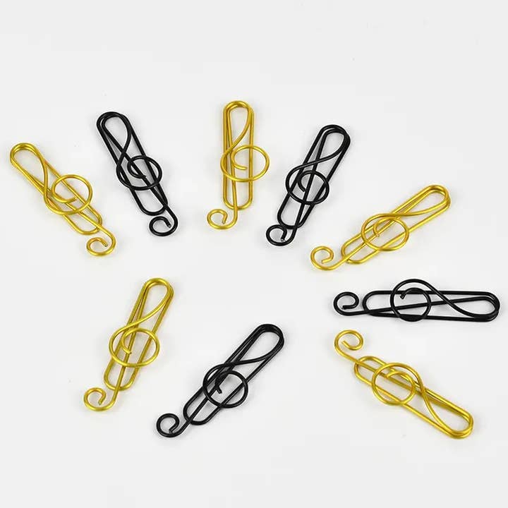 Magnifique Hearts - Wholesale Paperclip - Musical Notes Paper Clips, School Office Stationery Supplies3