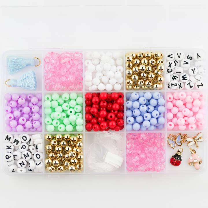 Stacked Sweetly - Wholesale DIY Jewelry - Kids - Hello Spring DIY Stretchy Bracelet Craft Kit2