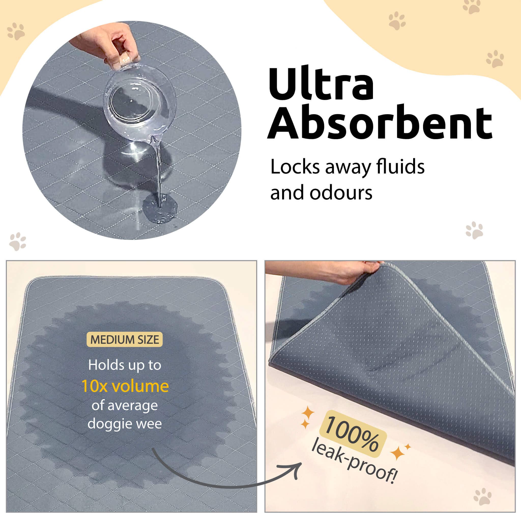 Pipco Pets - Vente Tapis – chien - Tapis absorbants lavables Pipco5