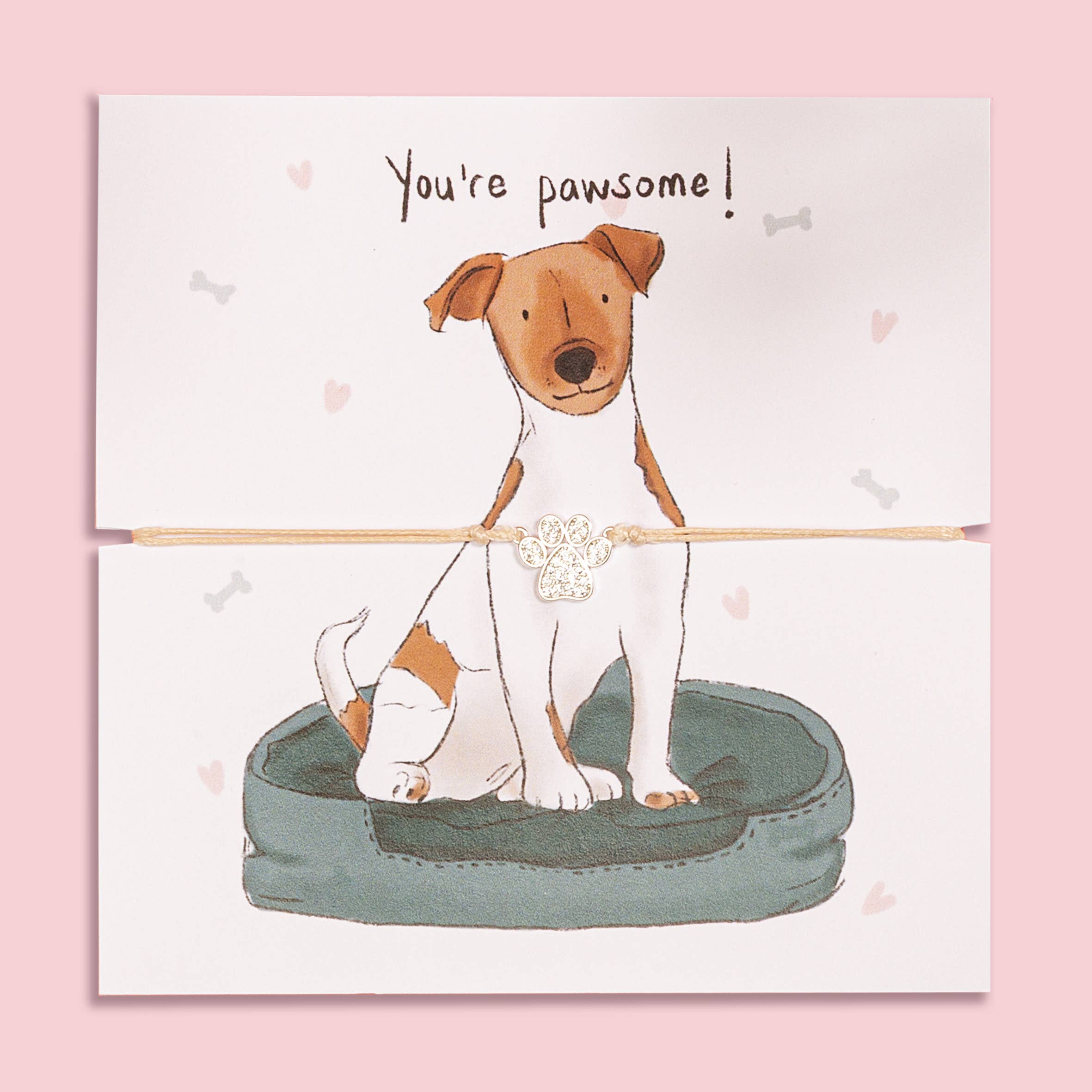 Letterbox Love Bracelets – wholesale Charm/dangle bracelet – Paws For Though Small Stand Bracelet Collection2