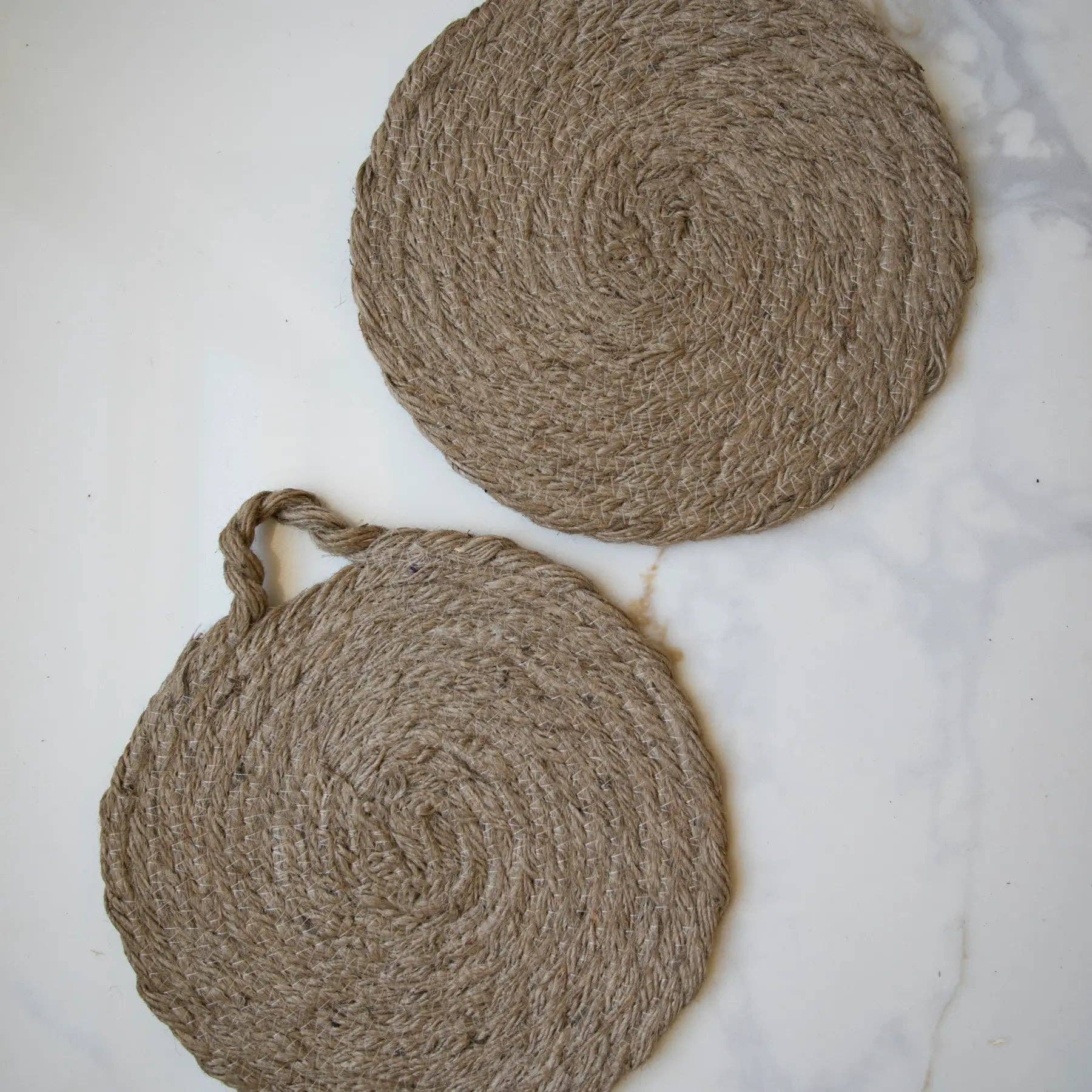 Fodory - Wholesale Trivet - Round Woven Natural Trivets with Handle5