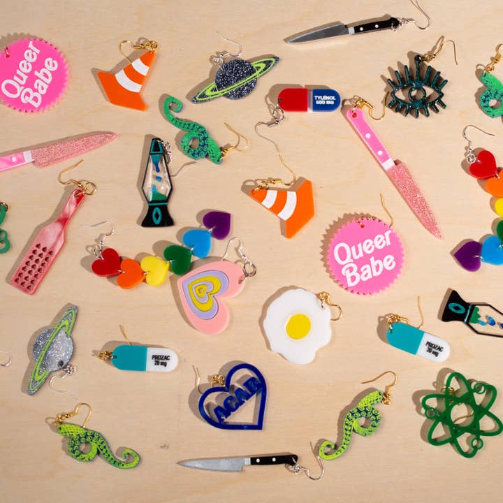 The Spooky Haus - Wholesale Dangle Earrings - Prozac Earrings8