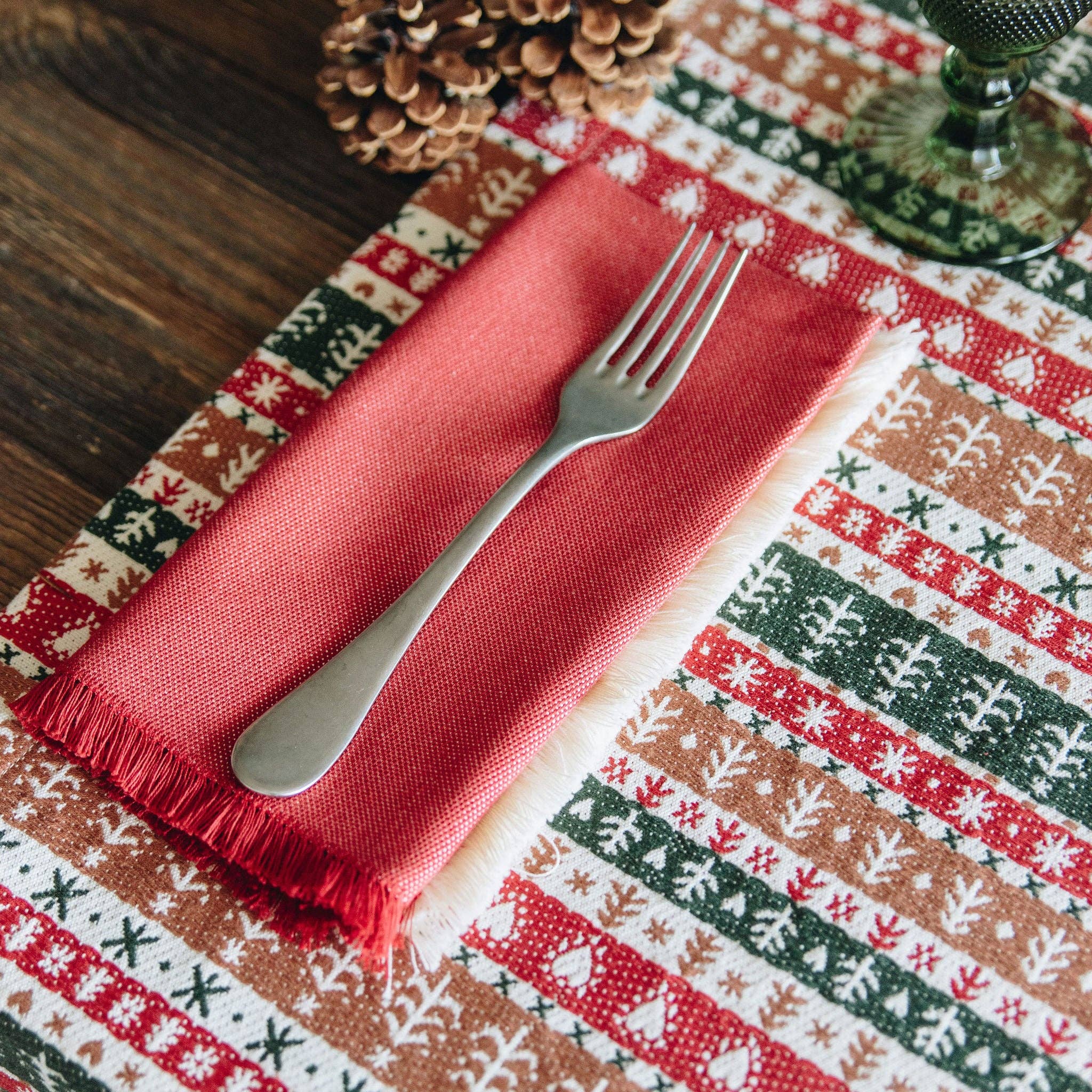 Misalù - Dress up your table – Engroshandel Middags- og stofserviet – Juleservietter5