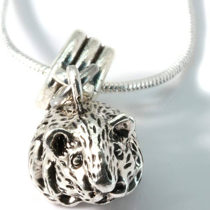 Dave The Bunny - Wholesale Pendant/charm necklace - Guinea Pig Jewelry | Guinea Pig Necklace on a 22 inch Silver Plated Snake Chain Great Guinea Pig Gifts for Women or Great Guinea Pig Memorial Gifts for the Loved Guinea Pig that has Passed Away2
