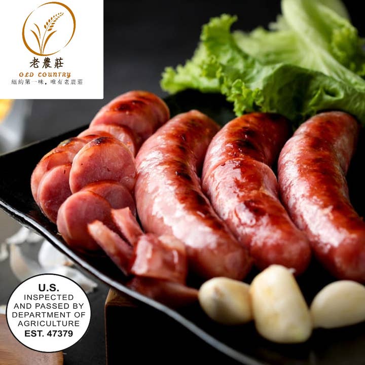 Kaoliang Liquor Taiwanese Sausage 原味高梁古早味台灣香腸 for wholesale by Old Country Jerky