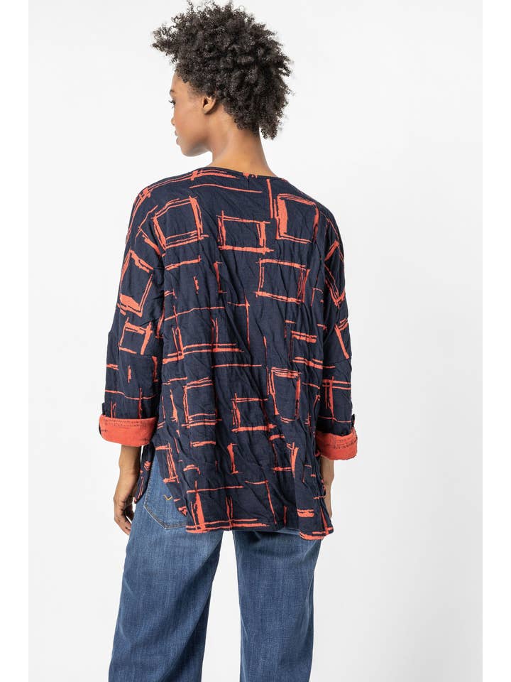 Komil - Wholesale Blouse - Women's - Liana Weave Dolman Top2