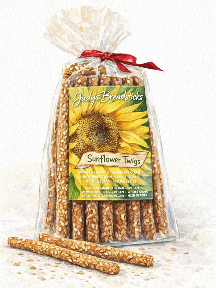 Brindilles de tournesol pour la vente par Judy's Table (fka Judy's Breadsticks)