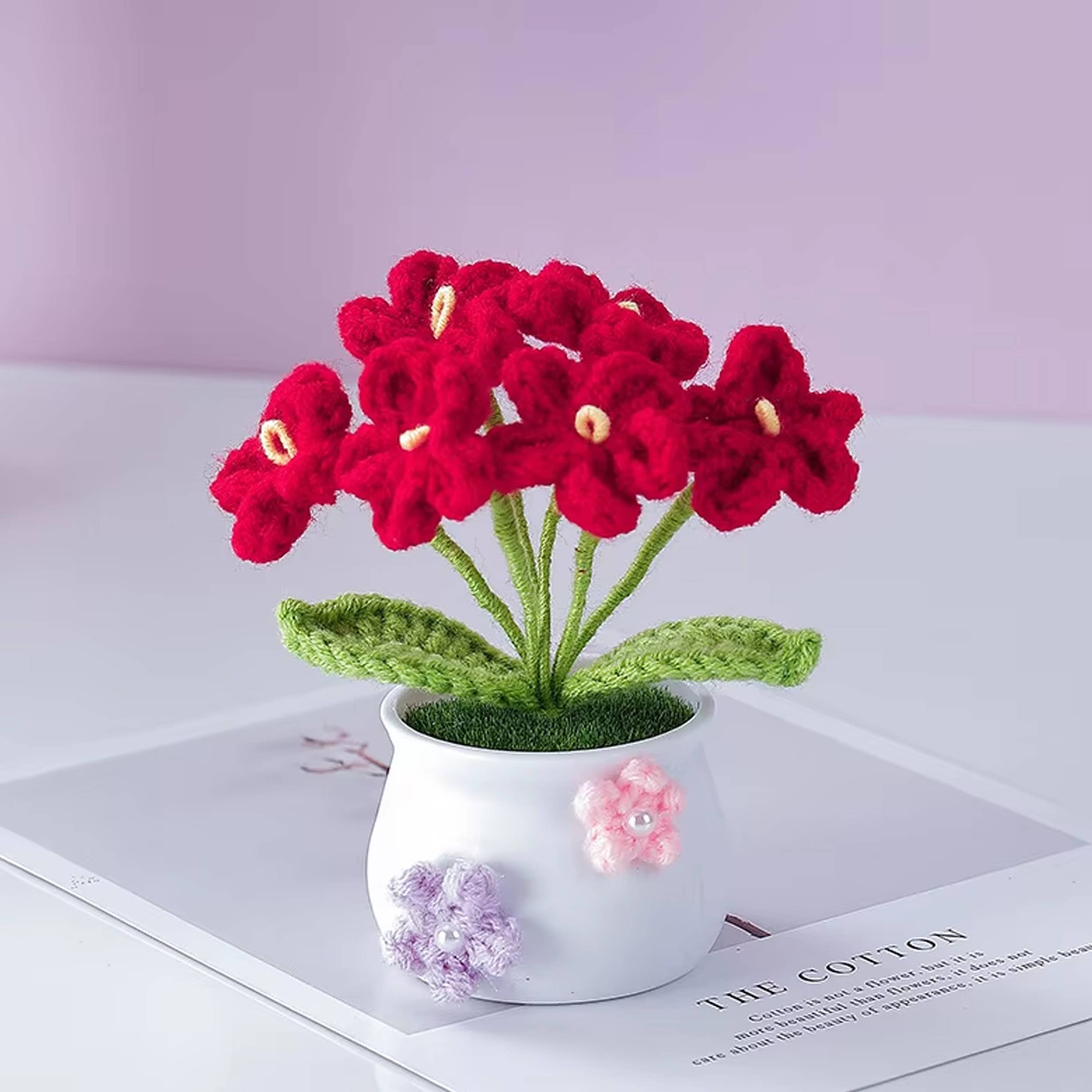 La Bella Monte – wholesale Artificial flowers – Handmade Woven Bouquet Tulip Flower For Holiday Décor4