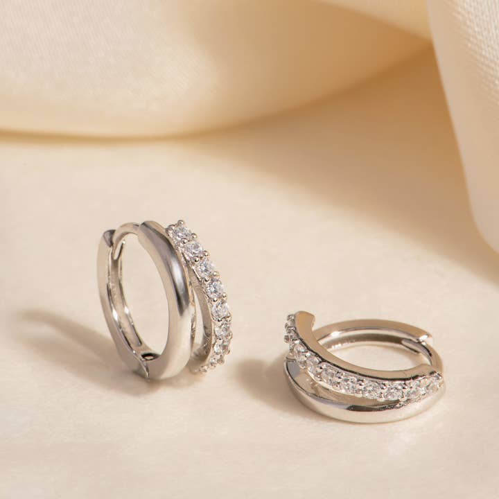 MAIVE - Wholesale Huggie Earrings - Martha Hoops1