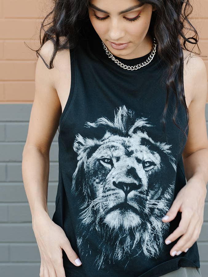 Lion Animal Print Tank Top for wholesale by ZENZEE