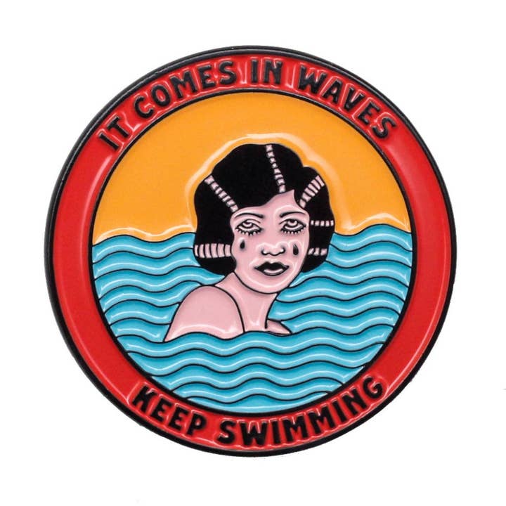 Viene en Waves Pin para venta al por mayor de Pretty Bad Co