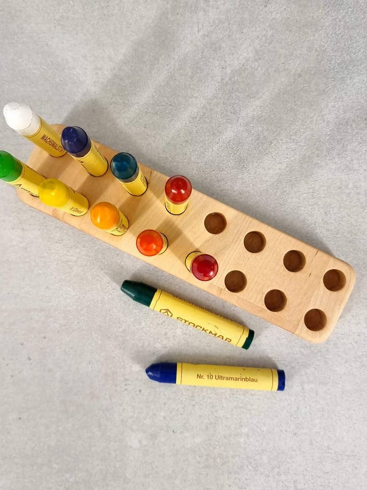 Stockmar Crayons holder, Montessori Homeschool for wholesale by Woodinout