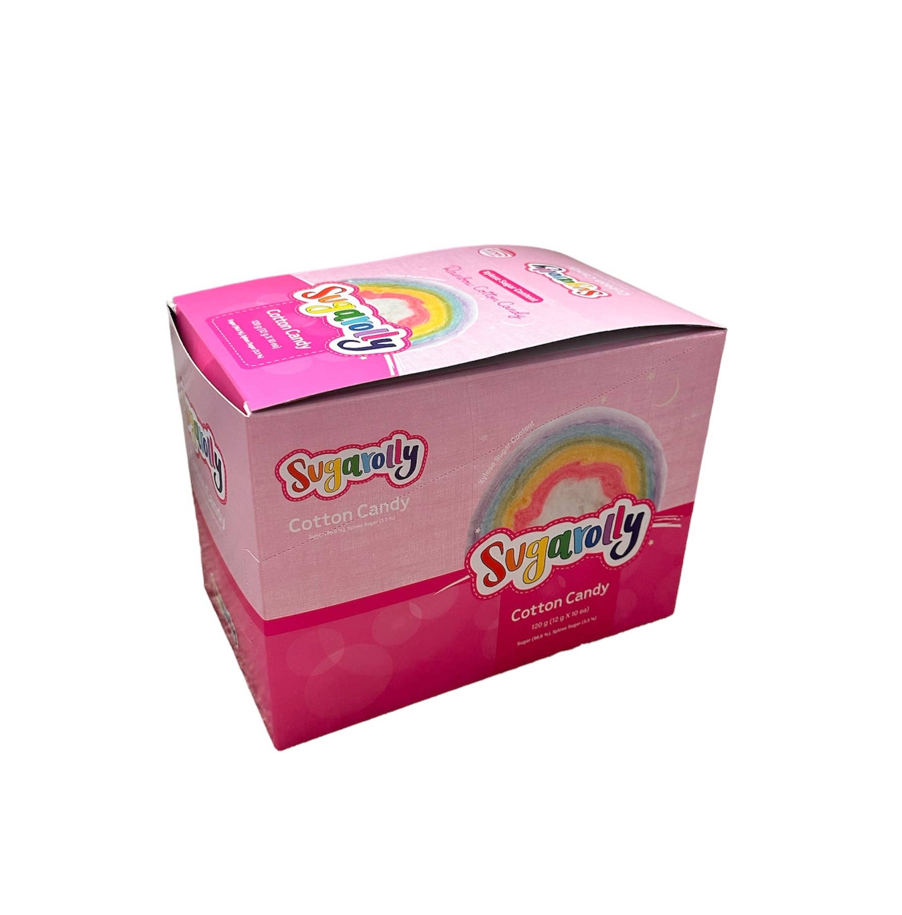 Sugarolly – wholesale Sockervadd – Sugarolly Rainbow Koreansk bomullsgodis - 60 Antal per förpackning7