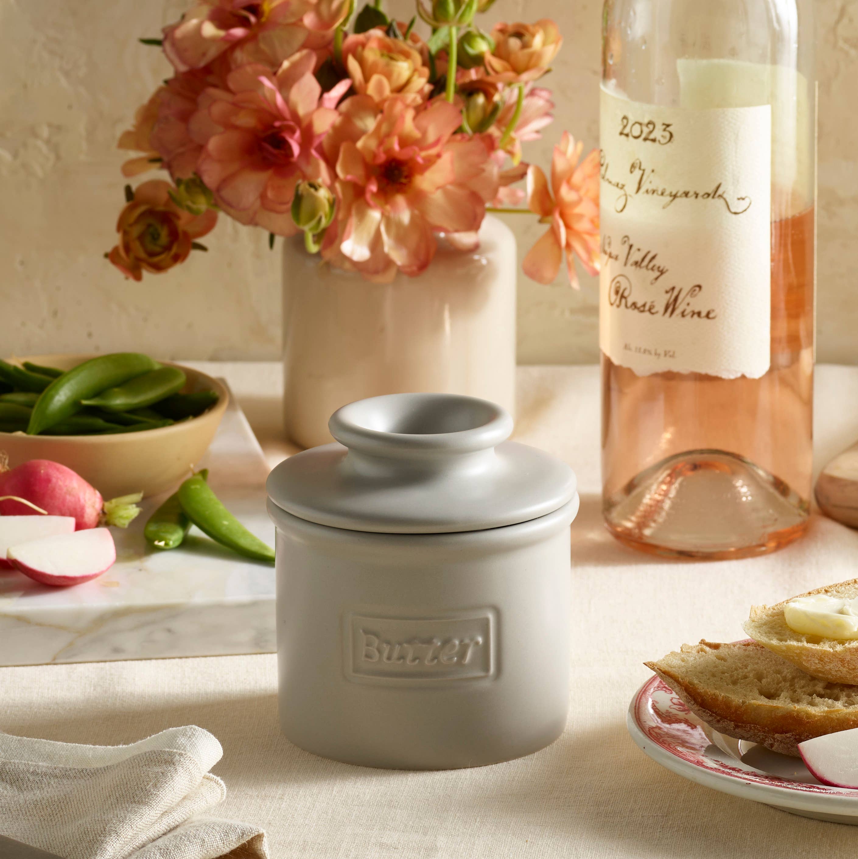 The Original Butter Bell® Crock – wholesale Butter dish – The Original Butter Bell® Crock - Cafe Matte Stone2