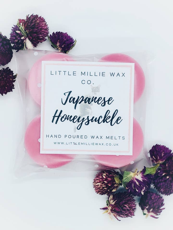 Cire de chèvrefeuille japonaise (4 par paquet) pour la vente par Little Millie Wax Co.
