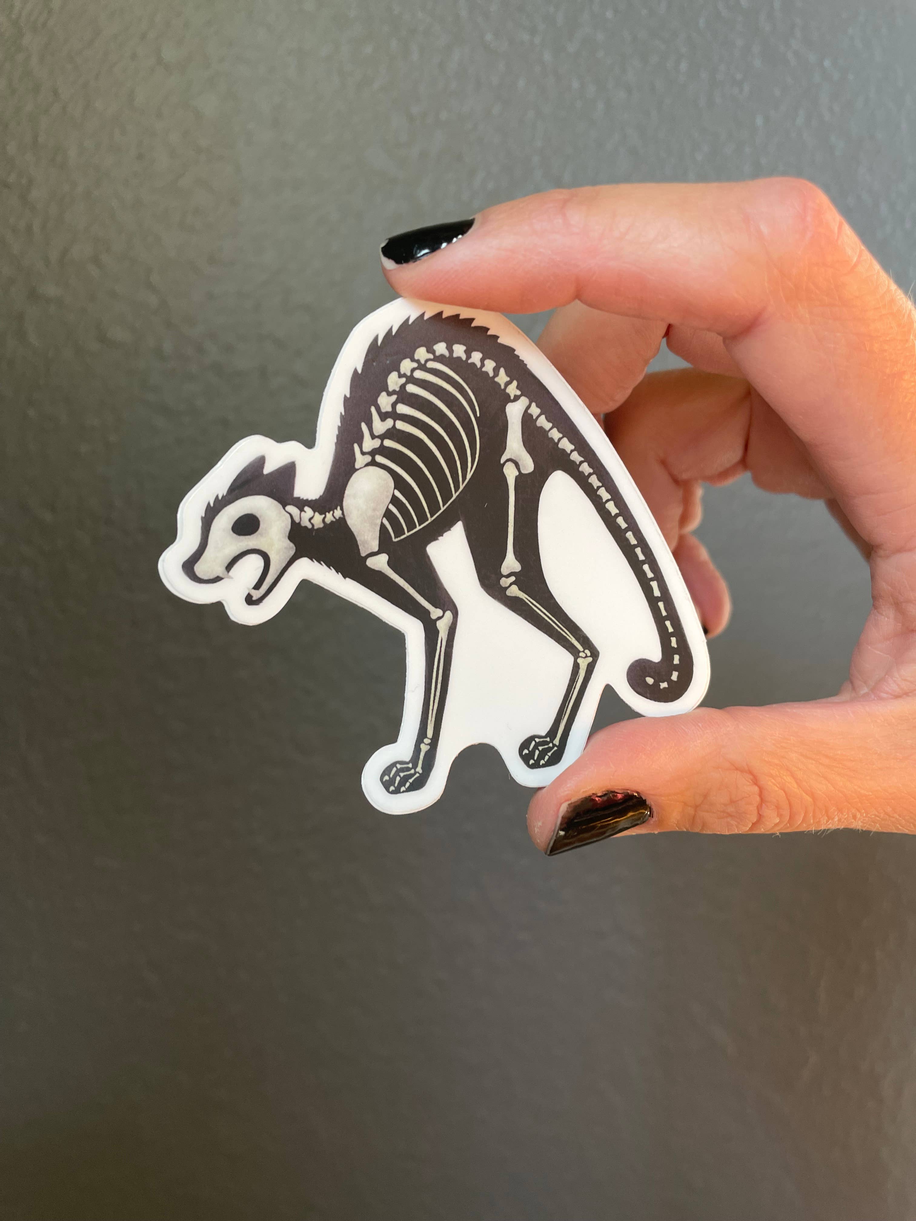 Nicole Bennion Illustration - Wholesale Sticker - Feline Spooky Sticker1