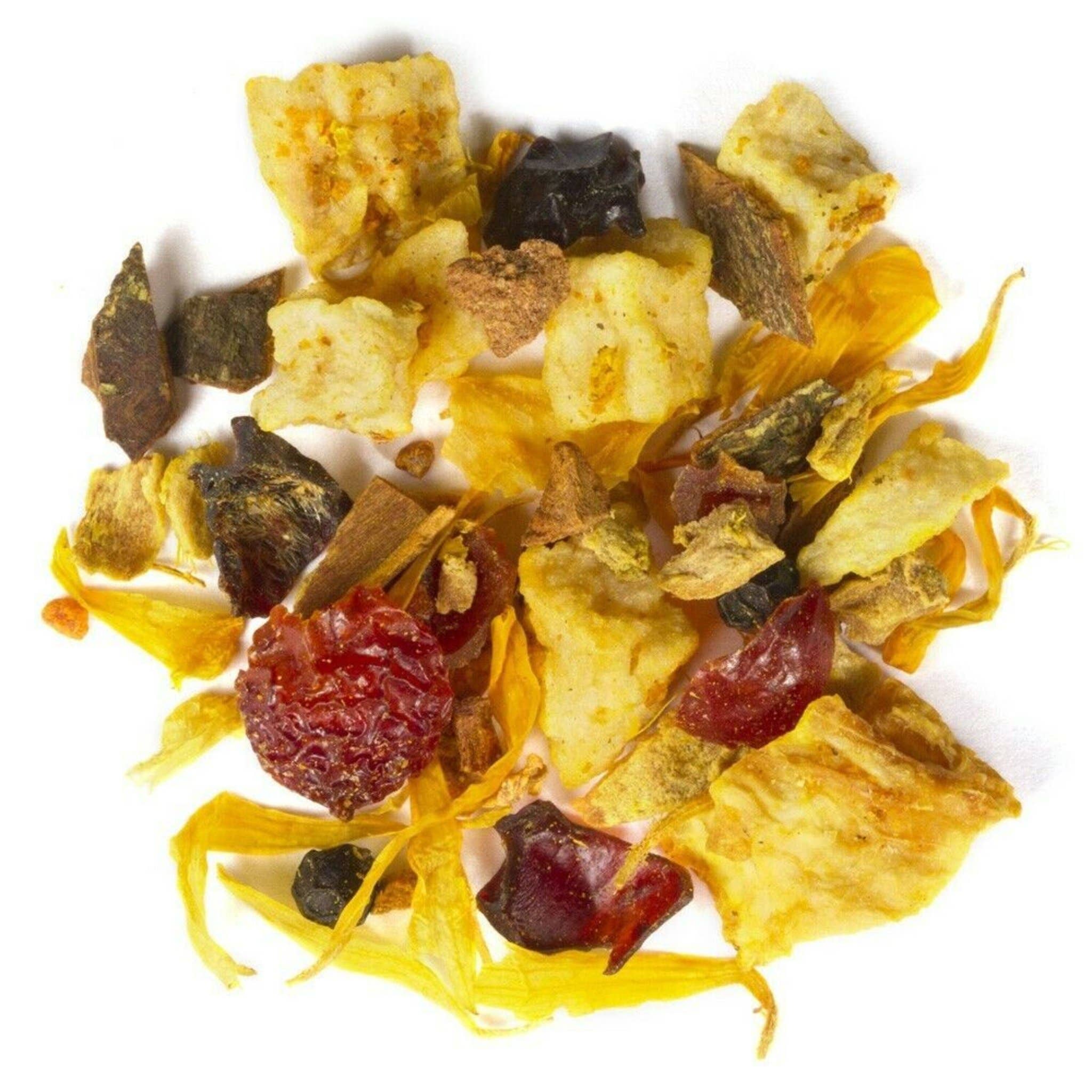 The Grateful Tea Co - Vente Thé en vrac - Mélange de tisanes en vrac Curcuma Sunrise, (4 tailles)2