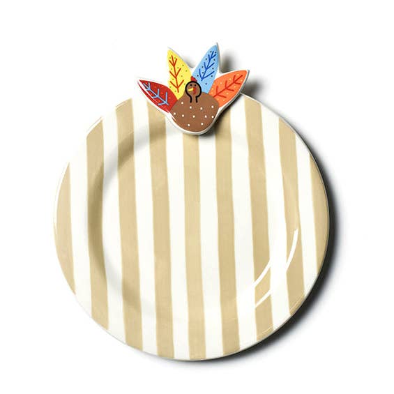 Turkey Embellishment Plate for wholesale by Happy Everything!