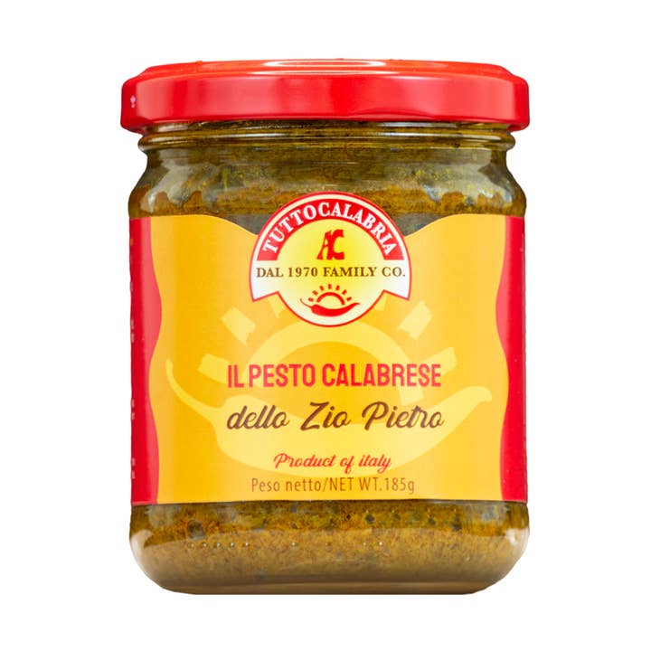 Uncle Pietro's Calabrian Pesto with Anchovies and Chilli for wholesale by TuttoCalabria