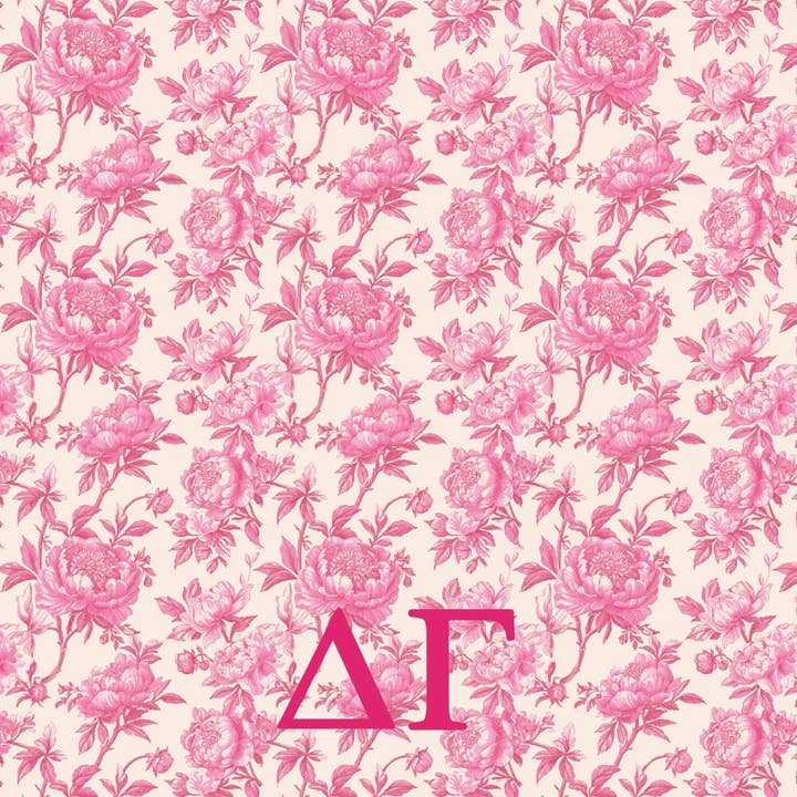 Over The Moon Greek - Wholesale Throw Blanket - Sorority Floral Minky Blanket7