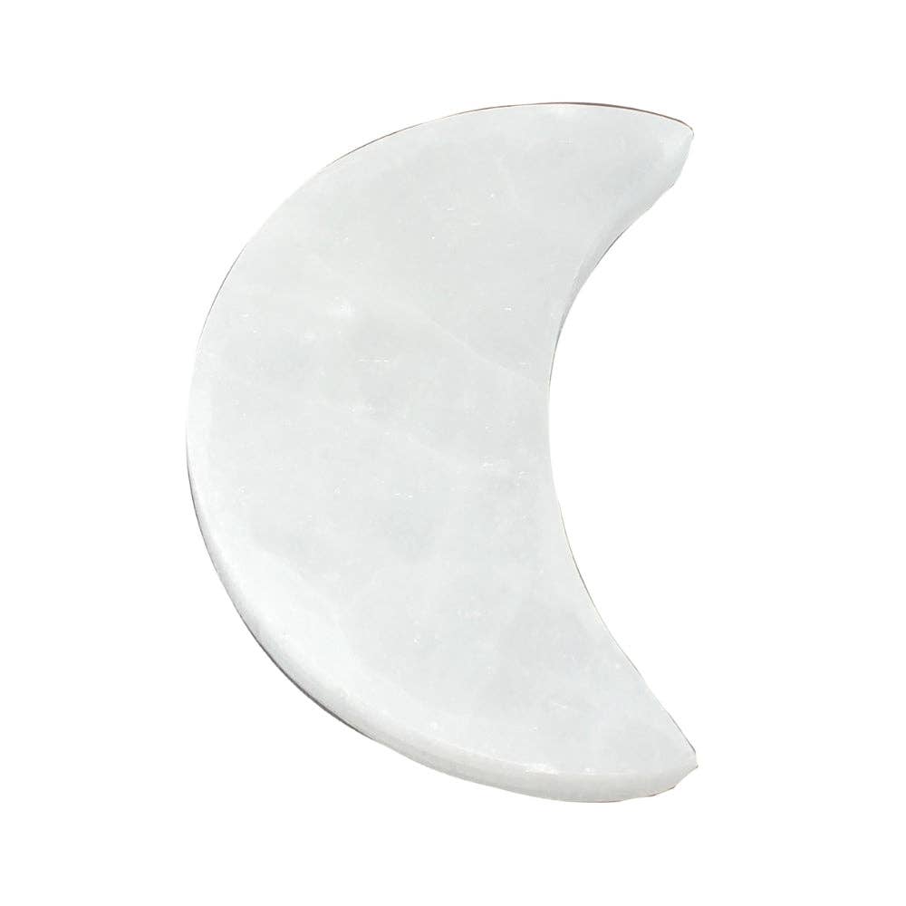 Earths Elements Wholesale - Vente Plaques de charge pour cristal - Sélénite - Dessous de Verre Demi-Lune2