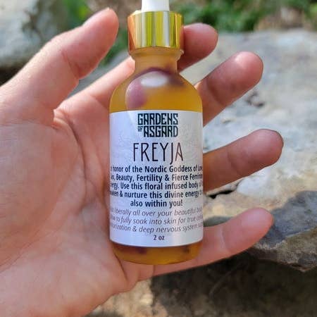 Gardens of Asgard - Wholesale Bath/Body Oil - FREYJA :: Herbal Body Oil
